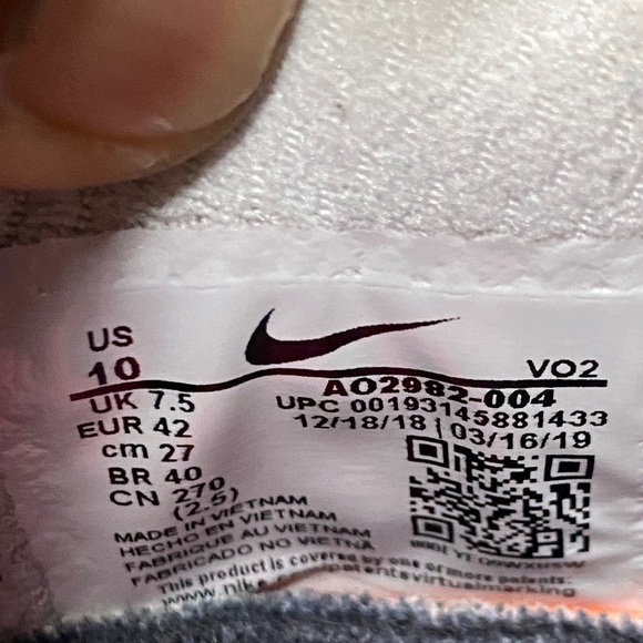 Nike Metcon 5 Women’s Running Sneakers - Pure Platinum Size 10 - Picture 16 of 16